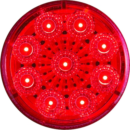 Optronics 9-Led 2in. Red Marker/Clearance Light MCL50RB
